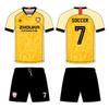 Conjunto de Uniforme de Fútbol por Sublimación Personalizado Nuevo de Secado Rápido Transpirable Camiseta de Fútbol Verano Deportes al Aire Libre Hombres Manga Corta