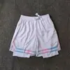 Pantalones Cortos de Baloncesto Falsos de Dos Piezas para Hombre Talla Pequeña Shorts Americanos Pantalones Cortos Casuales de Cuarto Pantalones Deportivos de Moda Nacional Verano Secado Rápido