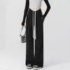 Pantalones casuales de pierna ancha para maternidad de primavera y otoño sin soporte para el vientre, adecuados para mujeres petite, pantalones holgados para el embarazo que no aprietan el vientre