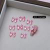 Venda Quente Transfronteiriça Acessórios de Unha Artística Laço Colorido Aurora Gravata Borboleta Doce Serpentinas Coloridas Acessórios de Unha Usáveis Atacado