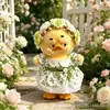 Solo la ropa de muñeca es molesta, pero ir a trabajar es realmente molesto. Serie de Peluche Muñeca de 15cm Ropa Vestido Dulce Romántico con Ramo