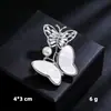 Advanced Sense Incrustado de Diamante Hao Stone Broche Requintado Strass Corpete Colarinho Pin Acessórios Terno Pin À prova de luz
