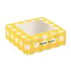 Caja de Embalaje Snow Mei Niang 4 Piezas Desechable Crujiente de Yema de Huevo Lonchera Tarta de Huevo Postre Pastelería Caja de Embalaje Venta al por Mayor