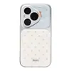 Adequado para capa de celular Huawei Pura 90 Pro Max, design criativo de alta qualidade para mulheres, novo modelo 80 Ultra, urso de bolinhas azuis