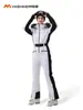 Traje de Esqui Novo de Alta Qualidade Feminino Traje de Esqui Double-Board Traje de Esqui Peça Única Traje de Esqui Profissional Slim Exportação de Comércio Exterior