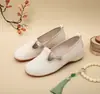 T-band florzinha estilo chinês mãe retrô roupa chinesa sapatos sapatos de tecido bordados sapatos de estudante feminina sapatos para dança quadrada