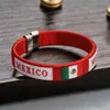 Pulsera de Equipo Nacional para el Mundial 2026 de Estados Unidos, Canadá y México, Pulsera para Muñeca de Fanático del Fútbol, Pulsera Tejida de Regalo Souvenir