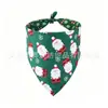 E-commerce Transfronteiriço Produtos para Pets Lenço Triangular Lenço Triangular de Natal para Pets Bavete Decoração para Pets