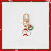 Presente de Natal chaveiro fofo casal chaveiro de metal feminino pingente AirPods bolsas de namoradas enfeites