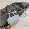 Bolso Cruzado Estampado de Lunares Estilo Coreano Bolso de Mano Fresco Dulce Bolso de Bolos Bolso de Hombro de Moda Personalidad Nicho ins