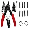 Accesorios para Carretilla Elevadora Manual y Transpaleta Ruedas Herramienta Pasador Perforador Anillo de Retención Anillo Elástico Pinzas para Anillos de Retención
