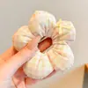 Goma de pelo floral para niñas, adecuada para moños o coletas, alta elasticidad, accesorio para el cabello que no daña