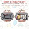 Fabricantes de fuentes, bolsas de pañales para bebés ligeras y duraderas, mochilas de ocio coreanas para hombres y mujeres, bolsas de mamá de gran capacidad