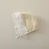 Gorro para Bebé Niña Primavera y Otoño Temporada Elegante Adorno de Encaje Dulce Estilo Princesa Protección Auditiva para Bebé Gorro para Recién Nacido