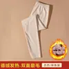 De terciopelo calzoncillos largos para mujer pantalones térmicos ropa interior gruesa de terciopelo algodón y lana pantalones leggings ajustados ropa interior fina otoño e invierno