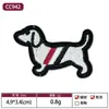 Parches Bordados en Stock Venta al por Mayor Accesorios para Ropa de Perro Dachshund Parches Tela Bordada para Toallas Diseños de Insignias para Perros Pequeños