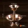 Vasos de Ofrenda de Aldea de Xizang, Vasos Guardianes Nepaleses de Cobre, Vasos de Ofrenda de Agua para Buda, Adornos de Vasos de Ofrenda, Suministros de Ofrenda de Agua, Adornos de Vasos