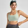Sutiã Esportivo Novo Estilo 2026 com Sensação de Pele, Design Cruzado nas Costas, Sutiã de Yoga para Mulheres com Bojos, Pode Ser Usado por Fora, Adequado para Pilates e Fitness