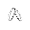 Anillo de pareja simple de letras francesas, combina con todo, un par de diseño de nicho, moda, personalizado, abierto, anillo para hombre y mujer, venta al por mayor