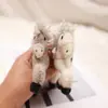 Estilo Ins Lindo Colgante de Bolso de Fieltro de Lana Colgante de Muñeca de Pony Accesorios para Colgar en la Llave Accesorios