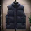 Chaleco de algodón transfronterizo para hombre, engrosado y cálido para otoño e invierno, chaleco tipo chaqueta de algodón de nuevo estilo, prenda exterior de moda