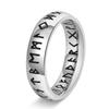 Anillo Transfronterizo Nuevo de Acero Inoxidable con Personaje Vikingo para Hombre y Mujer 6MM Anillo Estilo Nórdico Retro Accesorios de Joyería de Nicho