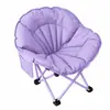 Silla Plegable Nueva de Concha para Playa Camping al Aire Libre Plegable Ocio Silla Luna Portátil Silla de Descanso Picnic Pesca