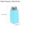 Venta Directa de Fábrica Super Botella de Alcohol de Aluminio-Plástico con Cierre, Botella para Quitaesmalte, Botella con Dispensador de Presión, Botella Portátil de Agua para Limpiar Placas