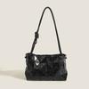 Bolsa de Tofu Zhai San Yi Sheng 2024 Nuevo Patrón Geométrico de Diamante Bolsa con Cordón Moda Simple Bolso de Hombro Cruzado
