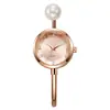 Comercio Exterior Nuevo Estilo Moda Perlas Incrustadas Diamante Reloj para Mujer Nicho Lujo Ligero Alto Valor Pulsera Reloj para Mujer Fabricante