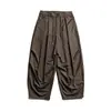 Yidao Vintage 2026 Primavera Retro Americano Pantalones de Paracaidista Pierna Ancha Anti-Arrugas Caída Holgada Diseño Pantalones Casuales