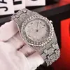 2025 Nuevo Comercio Exterior AP Completo de Diamantes para Hombre Reloj de Alta Calidad Tendencia Moda Reloj de Cuarzo Fabricante Venta al por Mayor