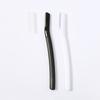 Cuchillo para recortar cejas al por mayor galvanizado mango recto depilador de cejas paja de trigo herramientas de belleza portátiles cuchillo para afeitar cejas macro fabricantes