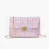 Bolsas Femininas Atacado 2026 Novidades Primavera/Verão Bolsa Transversal Casual de Algodão e Linho para Mulheres Bolsa Quadrada Pequena Retrô da Moda para Meninas Bolsa de Ombro