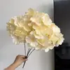 Flores de hortensia artificiales de 5 cabezas para arreglos de fondo de boda, escaparates y paisajismo decorativo