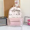 Mochila Escolar de Nuevo Estilo para Niñas, Estudiantes de Primaria y Secundaria, Lindo Diseño Estilo Japonés, Estilo Transfronterizo, Mochila Estilo Universitario para Niñas