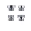 Adaptador de filtro para regadera y grifo, conector macho-hembra de 4 piezas, adecuado para ablandador de agua de baño para agua dura