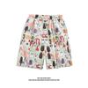 Sanya vacaciones de verano junto al mar pantalones cortos florales para hombre de cinco puntos casuales combinables pantalones cortos hawaianos sueltos para playa