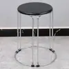 Silla de Parque para el Hogar Taburete Engrosado Taburete de Acero Reforzado Silla de Parque Taburete Económico para Restaurante de Comida Rápida Taburete Redondo de Ampolla