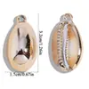 21 Tipos de Colgantes para Joyería de Acrílico Dorado Láser Imitación Nácar, Colgantes de Caracola, Accesorios para Joyería DIY Serie Oceánica