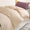 Juego de Ropa de Cama para Dormitorio Universitario de Tres Piezas Sábana Bajera Ajustable 100% Algodón Sábana Individual Funda de Edredón Un Juego Completo de Ropa de Cama de Seis Piezas