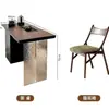 Mesa Pequeña de Madera Maciza para Balcón, Modelo Nuevo 2026 para Uso en Casa, Mesa de Té para Ocio con Tetera Integrada, Juego Completo de Mesa y Sillas