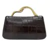 Bolso de Noche de Lujo Transfronterizo Europeo y Americano, Estilo Dorado con Asa de PU, Bolso de Noche para Hombro/Cruzado/Muñeca, Venta al por Mayor de Fábrica