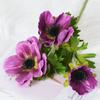 Simulación de 3 cabezas de girasol, flores de simulación de boda, auditorio de bodas, fila de flores, guía de camino, flores de seda, diseño de hotel, flores falsas