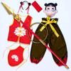 1 de Junho Dia das Crianças Pequeno Nezha História Mítica Roupas de Performance Fantasia Nezha Roupa de Performance Personagem de Animação Roupa