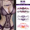 Pegatinas de Tatuaje Serie Sucubus, Pechos y Partes Privadas Femeninas Sexys y Tentadoras, Pegatinas de Tatuaje Semi-Permanentes Impermeables y Resistentes al Sudor de Larga Duración