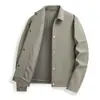 Nueva chaqueta de primavera y otoño para hombre, estilo business casual, diseño simple, con cuello alto, nueva colección 2026
