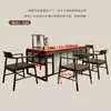 Mesa de Chá Sólida de Nogueira, Estética Estilo Song, Sala de Estar, Escritório em Casa, Mesa para Preparo de Chá, Estilo Zen Chinês, Mesa para Cerimônia de Chá Kung Fu