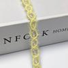 Fábrica en stock Accesorios de encaje estilo Chanel Ingredientes de ropa Tejido Hecho a mano DIY Ropa Tapeta Puño Joyería