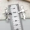 Accesorios de Joyería DIY de Aleación de Espina con Forma de Corazón Plateado de Xizang Transfronterizos Collares Hechos a Mano Pendientes Colgantes Llaveros Dijes